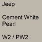 Preview: Jeep, Cement White Pearl, W2 / PW2.